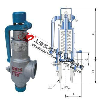 A27H、A27W、A27Y彈簧微啟式外螺紋安全閥
